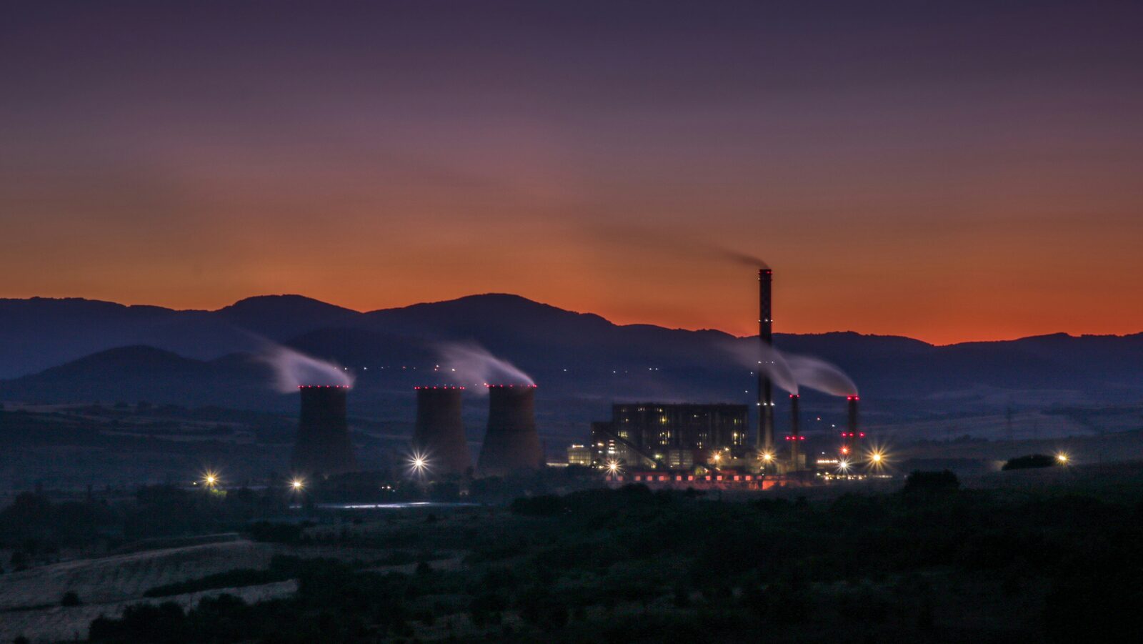 Usine industrielle infrastructure lourde